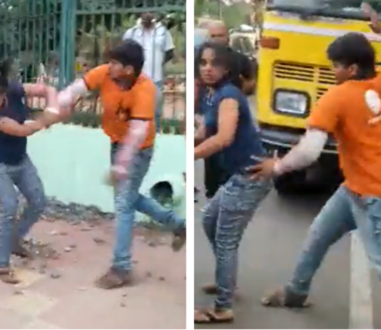 এক মেয়ের কপালে জুটলো ফুড ডেলিভারি বয়ের থাপ্পড়